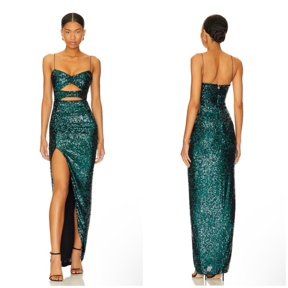 Nookie Sublime Gown in Emerald Size S